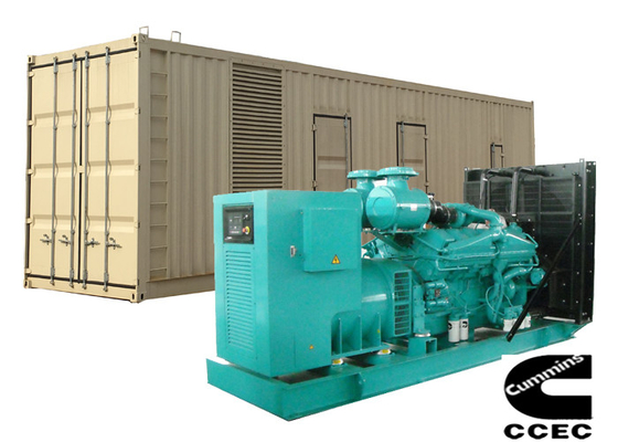 generatorbehälterüberdachungs-Kraftwerk 1000KW Cummins Dieselmit Druckluftanlasser
