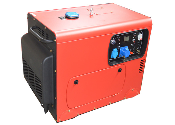 3 Phasen-kühlte die klassische kleine portierbare Generator-Luft Hauptgeneratoren 5KW ab
