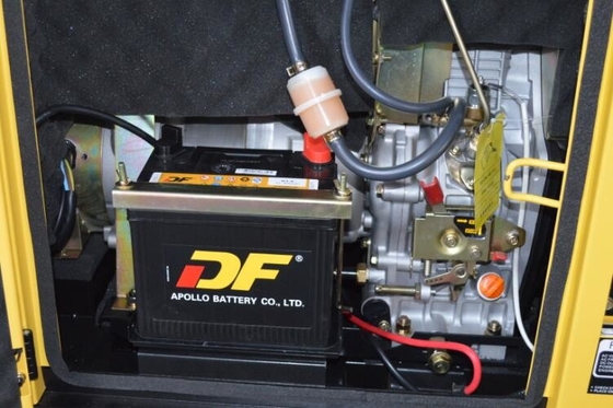 5.5KW kleiner tragbarer Dieselelektrischer Anfang der generator-3000rpm ultra auf stille Art
