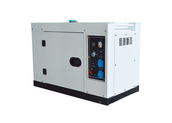220 Volt-tragbarer stiller Stromgenerator 7,5 KVA-Generator-Satz mit Rädern