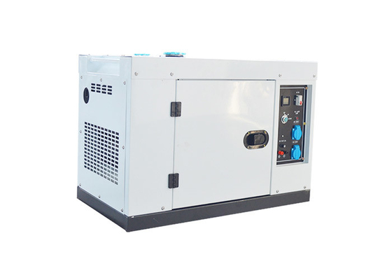220 Volt-tragbarer stiller Stromgenerator 7,5 KVA-Generator-Satz mit Rädern