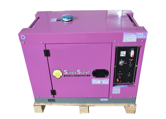 einphasig-stiller tragbarer Generator Genset 820*630*700mm 8000w 50Hz