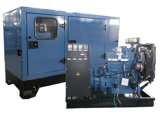 Blaue Dieselfarbe des elektrisches Anfangsstille Generator-Satzes 50kva mit Lovol-Motor