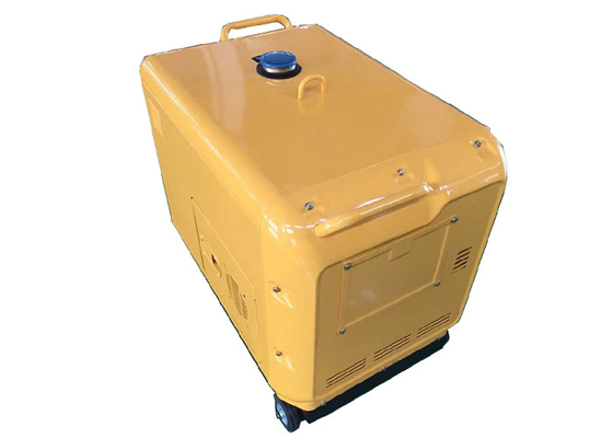 Gelbe 6kva kleine tragbare Generatoren elektrisches Genset 3000rpm 3600rpm