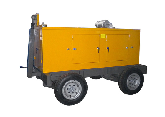 Tragbare stille Art Diesel-Genset mit Anhänger-Generator der Rad-50kw