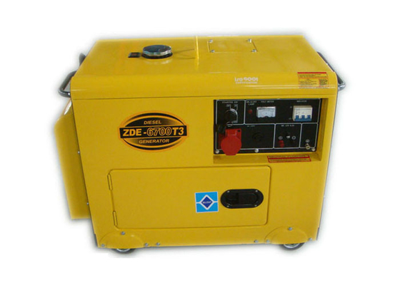 Elektrisches tragbares Dieselaggregat 220v 5kva des einphasigen für Haus
